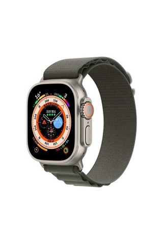 Watch Ultra 49mm Uyumlu Krd-74 Hasır Rhn Kordon Koyu Mor