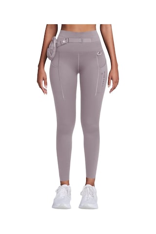 Nike Trail Go 7/8 Yüksek Destekli Kadın Koşu Taytı Sıkı Ve Dar Kalıptır Extra Çantalıdır -sportxstore Mor