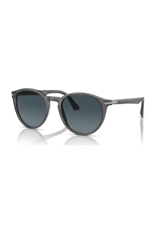 Persol Po3152s 1196s3 52 Polarize Erkek Güneş Gözlüğü Şeffaf - Gri