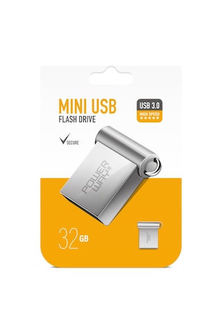 Powerway Mini 32 GB USB 3.0 Metal Flash Bellek