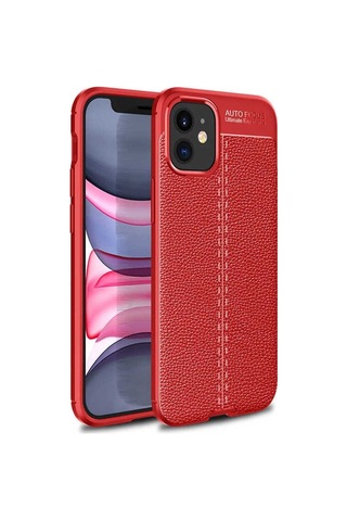 Apple Uyumlu iPhone 12 Mini Kılıf Zore Niss Silikon Kapak Kırmızı