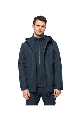 Jack Wolfskin Taubenberg 3IN1 Erkek Outdoor Mont Lacivert Mavi