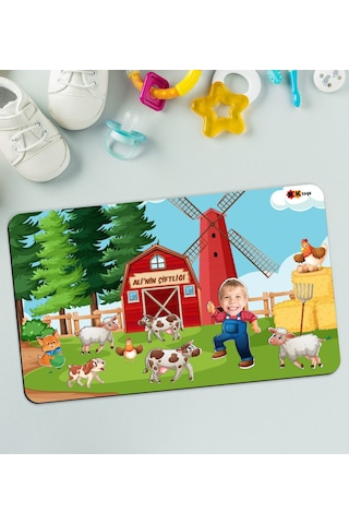 Bk Toys Çocuklara Özel Çiftlik Konseptli Büyük Boy Ahşap Eğitici