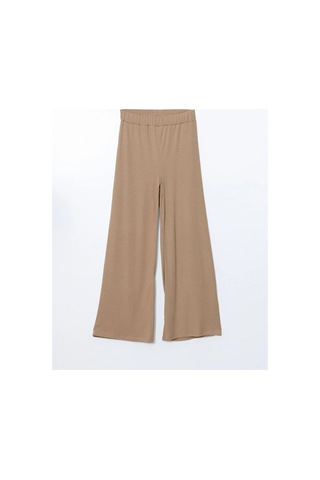 LC Waikiki Lcwaıkıkı Classic Haki Beli Lastikli Geniş Paça Kadın Pantolon