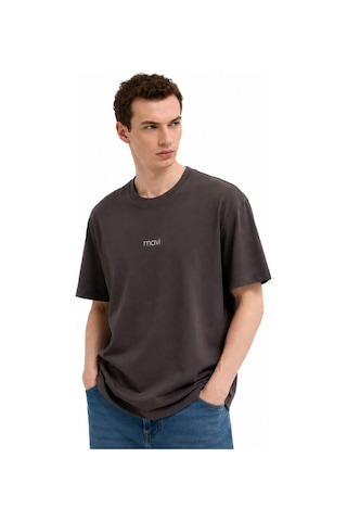 Mavi M0613102-88083 Mavi Baskılı T-shirt Erkek Tişort Kahverengi