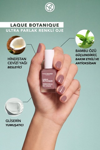 Yves Rocher Laque Botanique Ultra Parlak Renkli Vegan Oje - 50 Sümbül