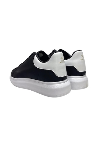 Unisex Yüksek Taban Günlük Spor Sneaker Ayakkabı Siyah-beyaz-siyah - Beyaz Siyah - Beyaz