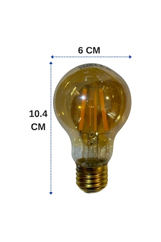 Sylvania 7w 2500k Sarı Işık E27 Duylu Rustik Led Ampul