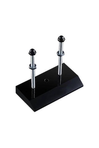 Youmex Siyah Akrilik Skateboard Duvar Montajlı Gösterge Rafı - Lüks Model, 13x9x1cm, 70g Siyah