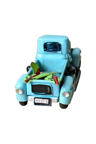 Fortunelane Klasik Metal Kamyon Dekoru: Masa Ve Ev Dekorasyonu İçin İdeal, Çocuklar İçin Noel Hediyesi, Mavi Renk Seçeneği Mavi Mavi