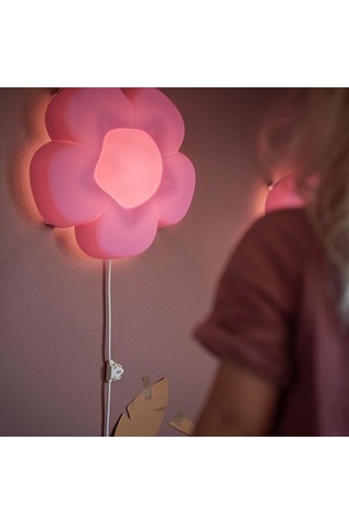 Ikea Upplyst Çocuk Duvar Lambası, Lila, Led'li