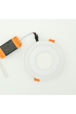 Beyaz Mavi Sıva Altı Spot Panel Led Armatür 3+3 Watt Diğer