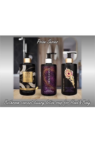 Dex Eclusive Luxury Prive Series Losyonlu Sıvı Sabun 3 x 400 ML