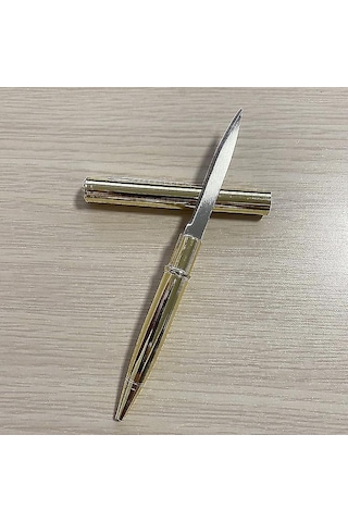 Bil-tek Kamp Shop Kendini Savunma Gizli Bıcak Kalem Yazılabilir Kalem Hediye Kalem Çok Renkli