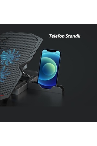 Blueforce Sx-35 Snower Siyah 6 Fanlı Notebook Soğutucu Stand