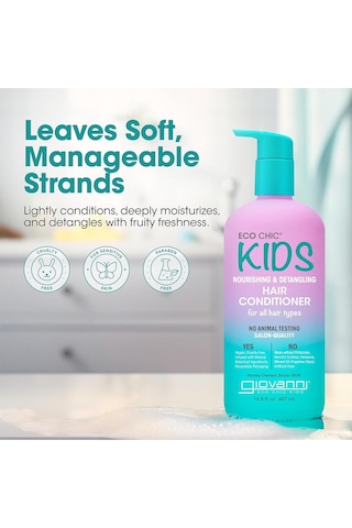 Giovanni Eco Chic Kids Besleyici Ve Dolaşıklık Açıcı Çocuk Saç Kremi 487ml