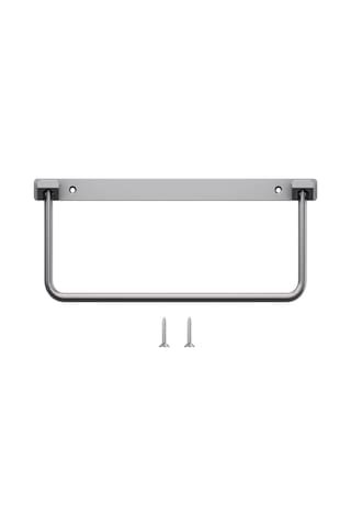 Aubyhe Alüminyum Çelik Katlanabilir Kamp Ayakkabı Rafı - Gümüş Renkli, 33.27x15.24cm, 1 Adet