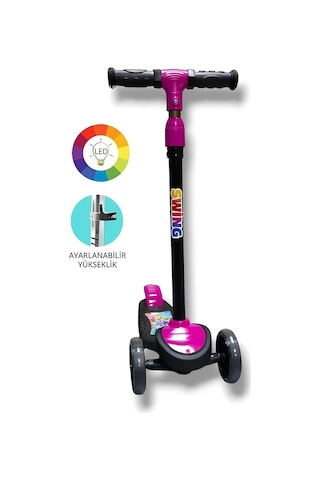 Swing Işıklı 3 Tekerlekli Scooter