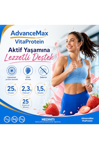 Advancemax Lipozomal VitaProtein 15 Saşe