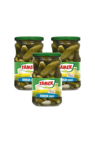 Tamek Kornişon Turşusu 350 Gr X 3 Adet