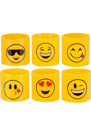 Emoji Stres Yayı Oyuncak Stres Yayı - 6 Cm Çapında - 1 Adet