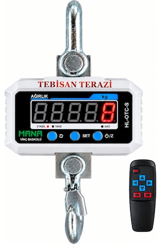 Hana Vinç Baskül 1ton 100gr Tartım Otc-s