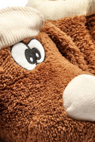 Twigy Didi Kadın,Garson Boy Hayvanlı Panduf Kahverengi 36/41 YY0280 Kahverengi