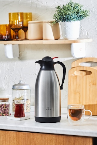 Emsan Clark Termos Inox 2,5 L Gümüş