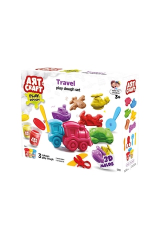 03998 Art Craft Seyahat Araçları Hamur Set 168 Gr -fentoys Çok Renkli