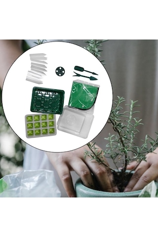 Trendooze Bitki Başlangıç Tepsisi Kalın Yeniden, Süper Kalın Tabanlı, Bitkiler İçin İdeal, Şık Ve Dayanıklı