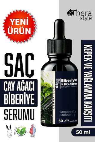 Thera Style Biberiye & Çay Ağacı Saç Bakım Serumu 50 ML