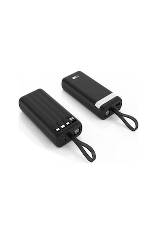 20,000 mAh Kablolu Taşınabilir Kendinden Kablolu Şarj Cihazı Powerbank