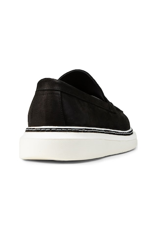 Deery Erkek Hakiki Nubuk Siyah Loafer Ayakkabı - Ek111msyhc01 Siyah