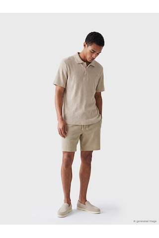 Lc Waikiki Lc Waıkıkı Bej Regular Fit Erkek Şort
