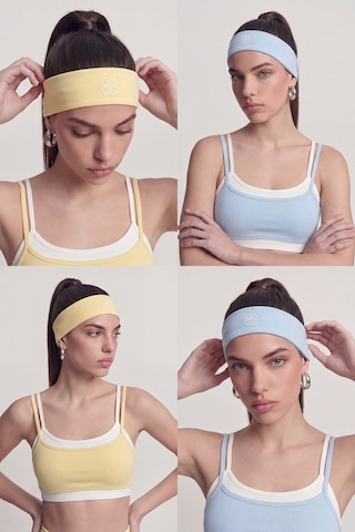 Holly Lolly Holly Saç Bandı Mavi - Sarı Set