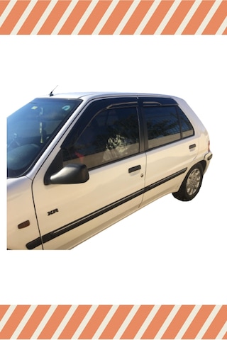 Peugeot 106 Tüm Modellerine Özel 4'lü Mügen Tip Cam Rüzgarlığı