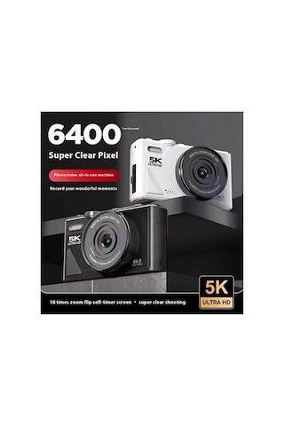 5k 75mp Hd Dijital Kamera 18x Dijital Zoom, Flaşlı,3.0 İnç E