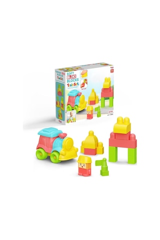 04122 Yumuşak Bloki Bloklar Tren Set 24 Parça