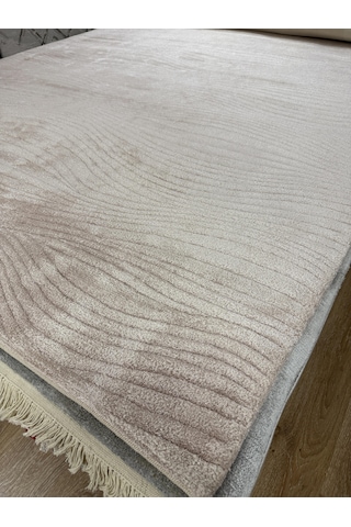 Hoom Rugs Sina Sante Soft Pink %100 Doğal Yün & Viskon El Dokuma Modern Halı Pembe
