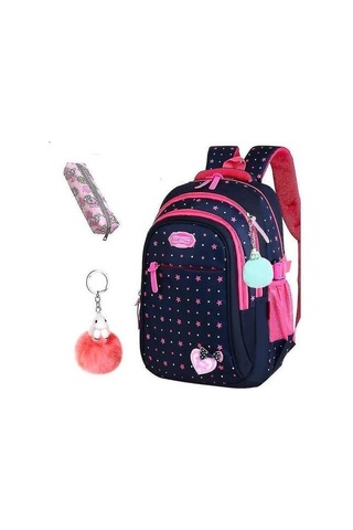 Three Beans Sırt Çantaları Ilköğretim Sırt Çantası Yıldız Baskı Öğrenci Çantaları Nokta Siyah 2jvxsp Siyah