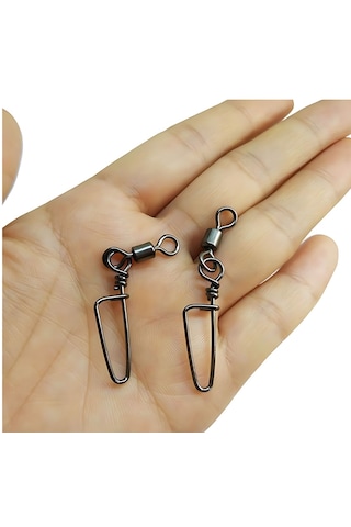 Hokkaido 20 Adet 2/0-55 Kg Çeker,nikel Kaplamalı Klipsli Fırdöndü