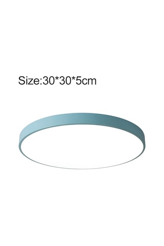 Macaron Yuvarlak Tavan Lambası, Beyaz Işık For 30cm Diğer Diğer