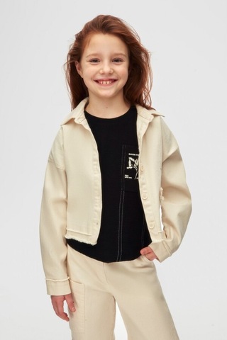 Xo Kids Kız Çocuk Gömlek 8-14 Yaş 38408 Krem