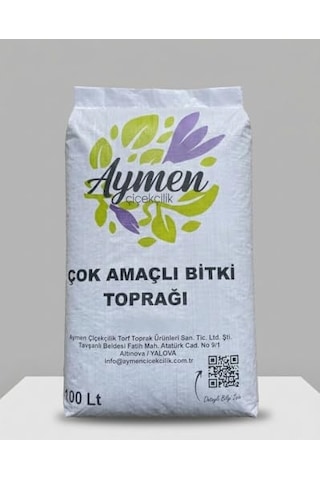 Tr 100 Litre Bitki Toprağı Ithal Torf Cocopeat Ponza Özel Karışım Çiçek Ve Saksı Harcı 0,250