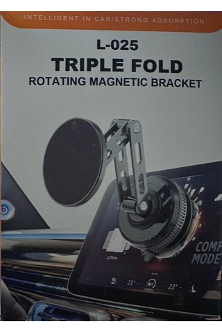 Trıple Fold L-025 360 Derece Dönebilen Vakumlu Ayarlanabilir Araç Içi Magsafe Telefon Tutucu Tutucu