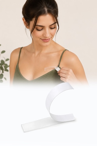 Omilife Çift Taraflı Sabitleme Bandı 36 Adet Dekolte Elbise Sabitleyici Kıyafet Bantı Şeffaf Çok Renkli