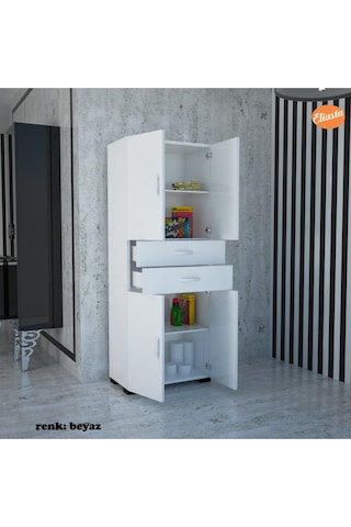 Ofis Dolabı Yatak Odası Dolabı Gardırop Banyo Dolabı Mutfak Dolabı Çok Amaçlı Dolap Beyaz