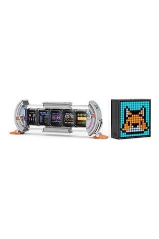 Divoom Timebox Evo Bluetooth Hoparlör + Times Gate Dijital Led Ekran Seti