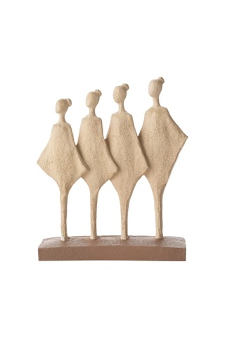 Harmony Women 4 Lü Soyut Kadın Figürlü Dekoratif Biblo 24 8 30 Cm