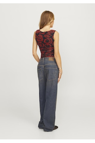 Jack & Jones Kadin Askili Desenli Bluz - Rosa 12261076 Fiery Red